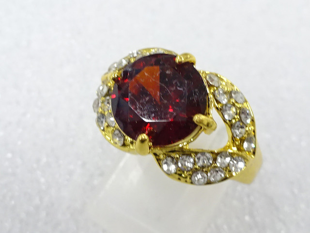 COLORED STONE FASHION RING / JP SIZE 18